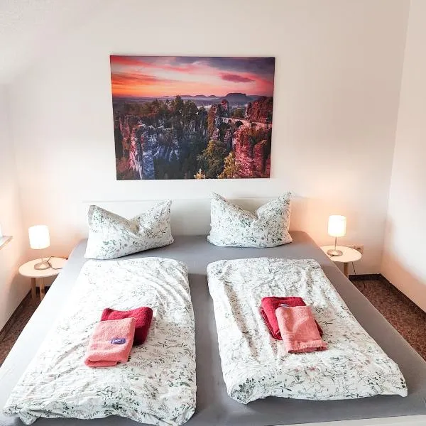 L4 - Urlaubsmagie - Kleine Wohnung am Wanderweg, hotell sihtkohas Sebnitz