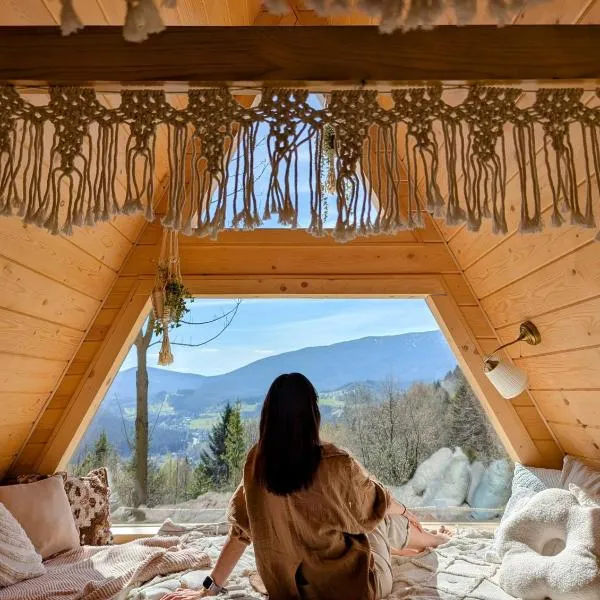 Alemiło mini - domek z balią i widokiem na Babią Górę, hotel di Zawoja