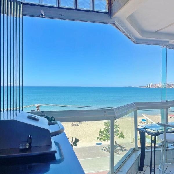 4 suites Frente Mar Churrasqueira ar condicionado 2 vagas