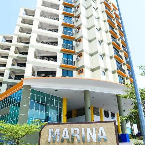 3B2BR Marina Height Seaview room Rose, Hotel in Lumut