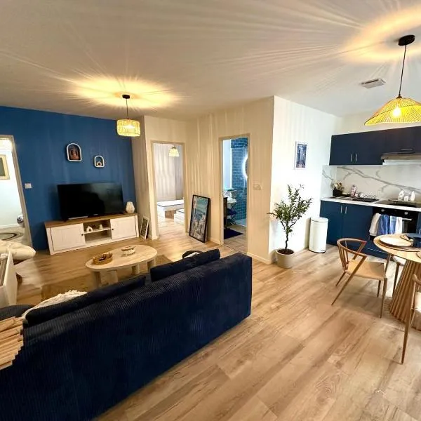 La Grèce - Appartement chaleureux en hypercentre, hotel in Saint-Quentin