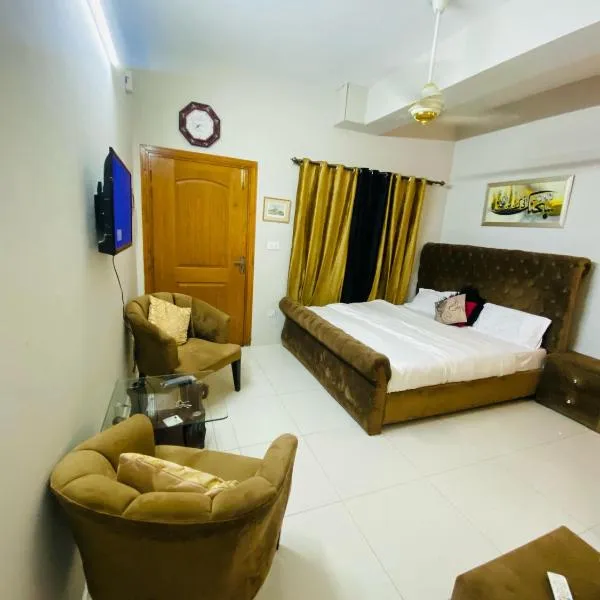 1 Bedroom Studio Apartment With Separate Kitchen Islamabad-HS Apartments, hotel in Islamabad