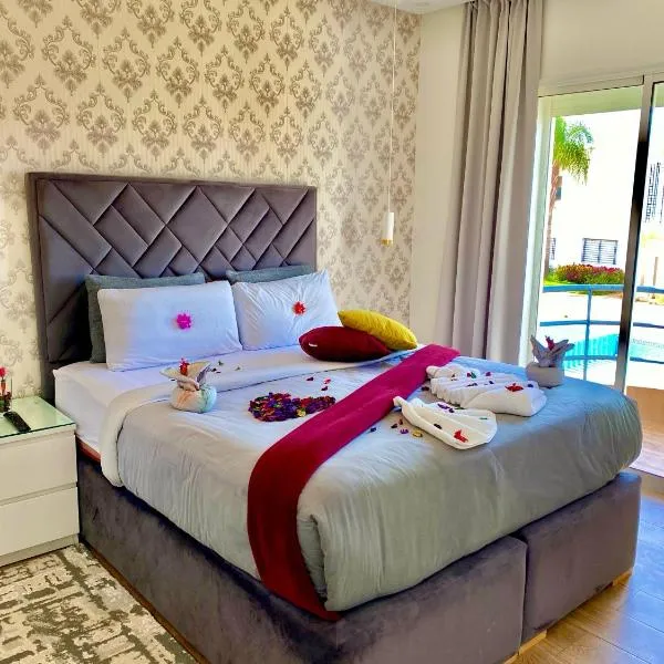 luxueux appartement vue piscine, hotel in Oualidia