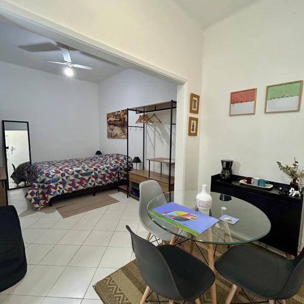 Studio Rio Leblon 1 - 1 Quarto com 1 cama de casal e 1 PUF cama casal