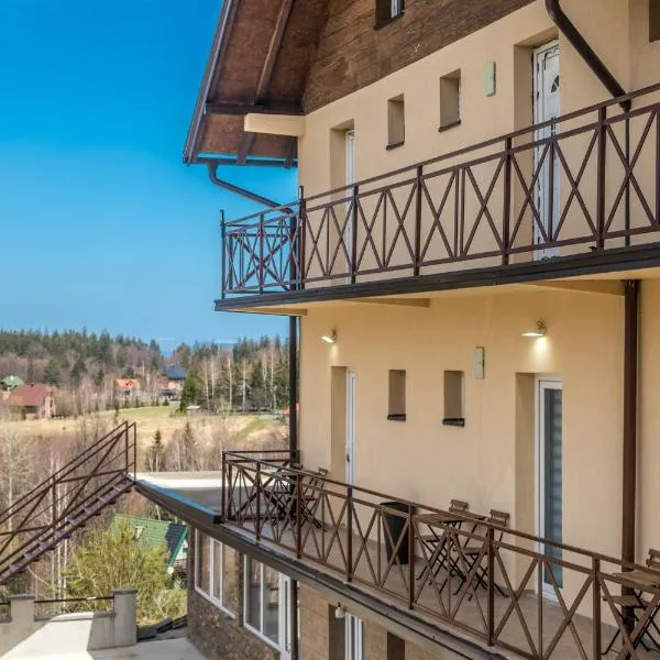 Zlatni bor apartmani, hotel in Solotuša