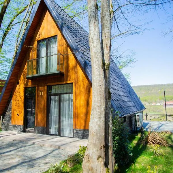 Aynur Forest A-Frame Houses, hotel in Quba