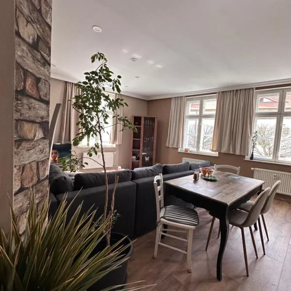 Altstadt Apartment Zittau - stilvolle familienfreundliche Ferienwohnung 78qm am Zittauer Museum und Zittauer Gebirge im Herzen der Oberlausitz mit eigenem Parkplatz ideal zum Wandern im Dreiländereck, Hotel in Zittau