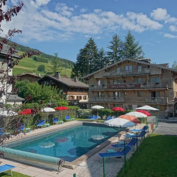 Megève में, होटल Au Vieux Moulin