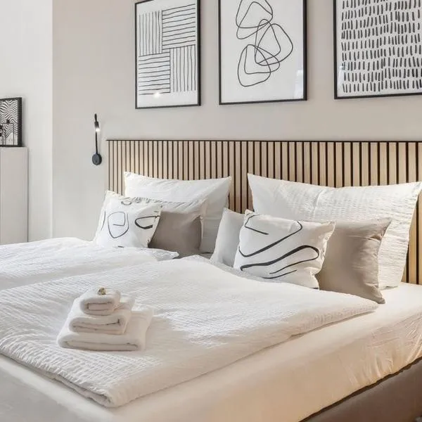 kitchenroombed - Top City-Lage I nahe Hbf I bis 5P I Aufzug I Tiefgarage I Terrasse, hotel in Halle an der Saale