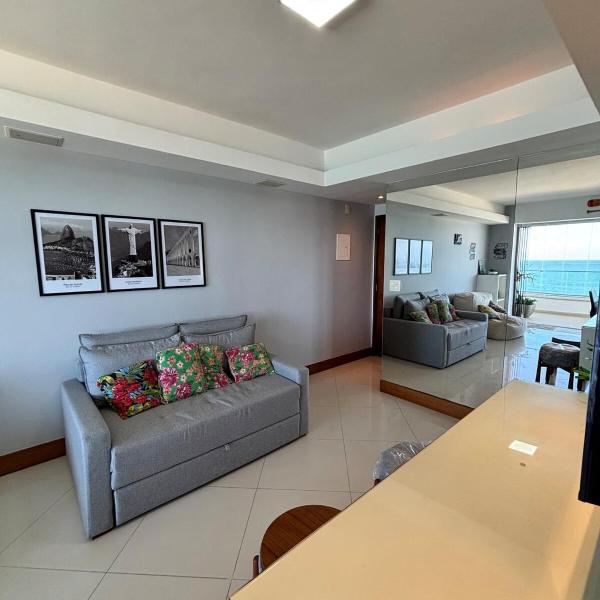Praia do Pepê - Apartamento 2Q - Flat com Infra completa com Piscina e Sauna - Vista Mar Deslumbrante - Foto 5