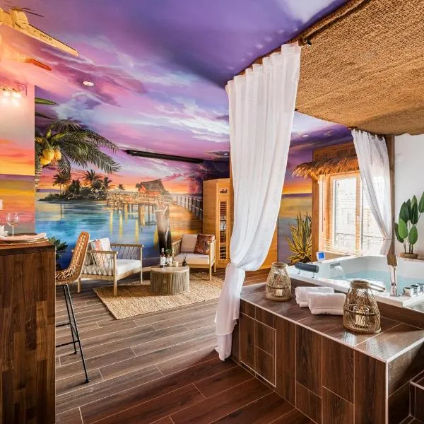 Moments de douceur - Suite Laponie et Suite Tahiti – hotel w mieście Boulieu-lès-Annonay