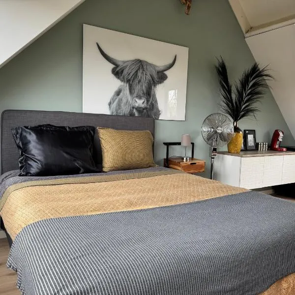 Loft met veel zonlicht, отель в городе Брёкелен
