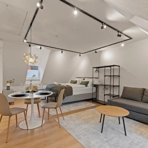 1-3 Personen - Fahrradgarage - Zentrum - Küche - WLAN - Klima, hotel i Sankt Martin
