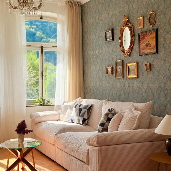 Villa Rheinblick 1 OG, hotel i Kamp-Bornhofen