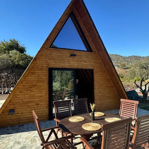 Private Nature Glamping Cabin with Pool & BBQ Retreat, hotel in Arakapas