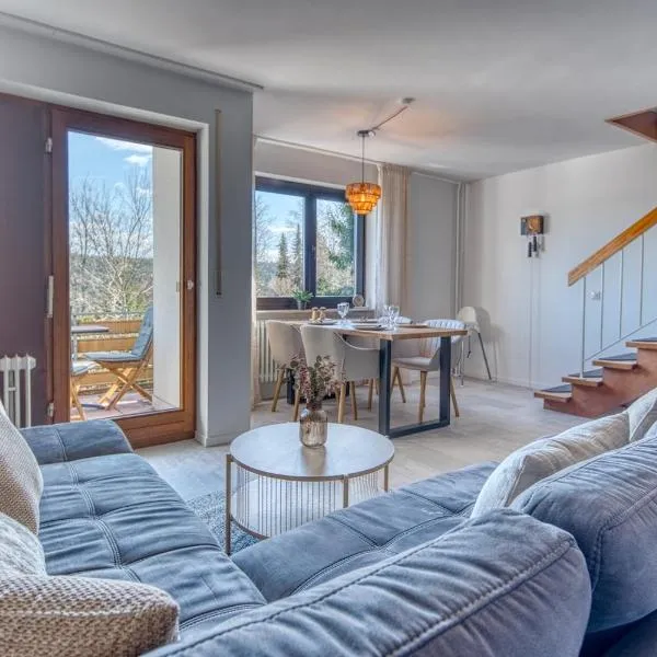 Aussicht auf Natur, Pool, Grill, Kino, Sauna, hotel Schönwaldban