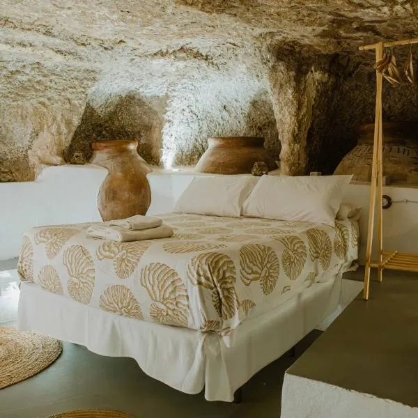 Casa Cueva Las Tinajas de Naya, hotel v destinaci Alcalá del Júcar