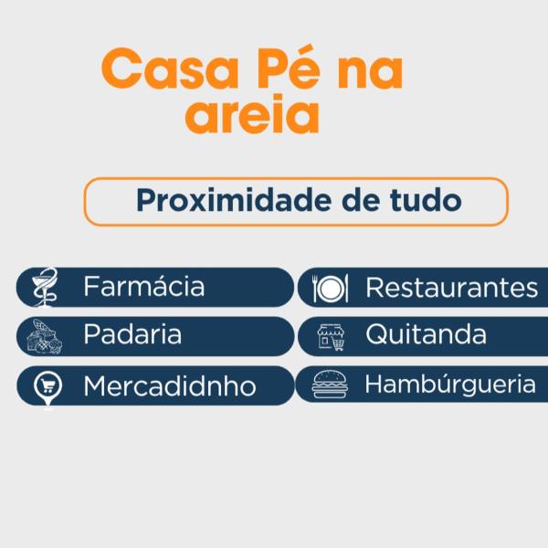 Casa pé na areia