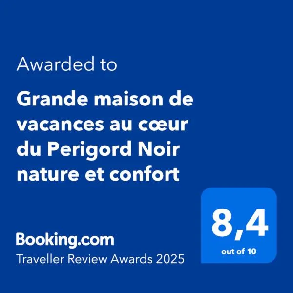 Grande maison de vacances au cœur du Perigord Noir nature et confort, hotel di Domme