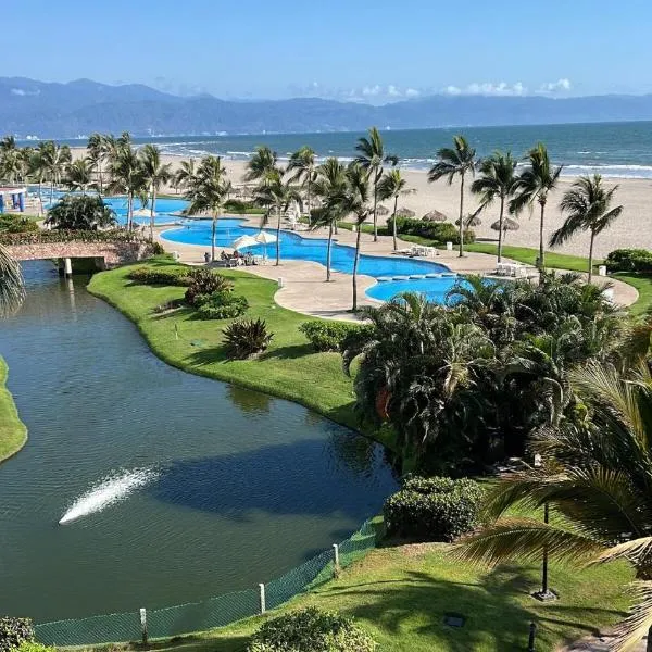 Departamento de lujo frente al mar, Luxury oceanfront apartment，位于新巴利亚塔的酒店
