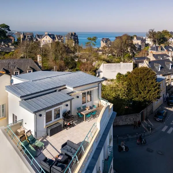 joli toit terrasse Le Celtic, hotel v destinaci Dinard