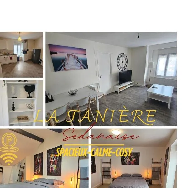La Tanière Sedanaise 2 bedrooms parking wifi, hotel v destinaci Sedan
