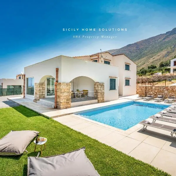 Villa Hemèra Luxury By Sicily Home Solutions, hotel in Castellammare del Golfo