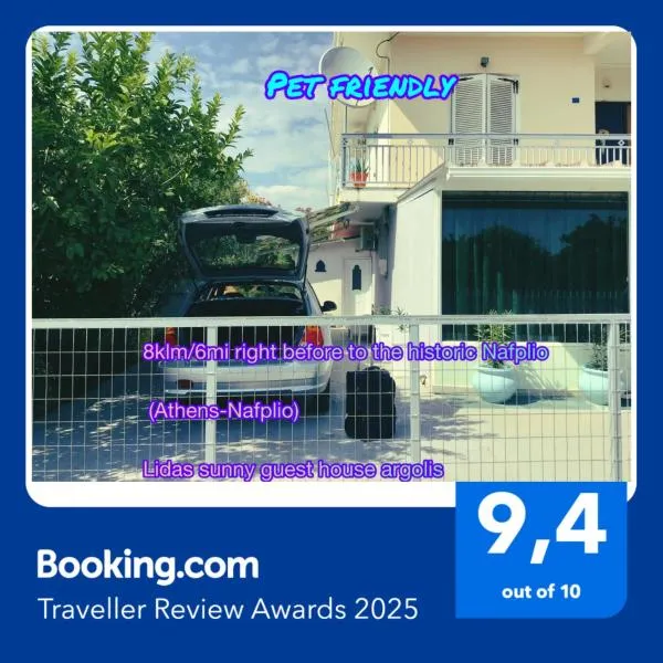 Lidas Sunny Guest House Argolis, hotel v destinaci Nafplio