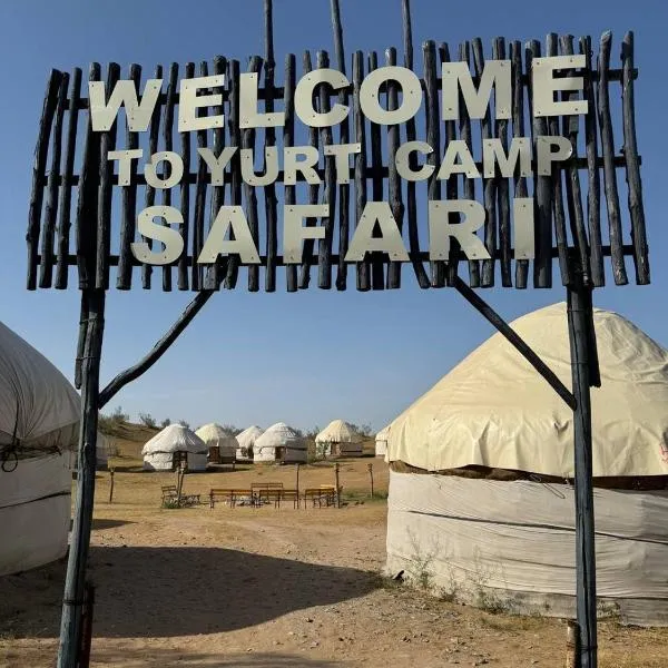 Qizilqum Safari Yurt Camp、Narpayのホテル