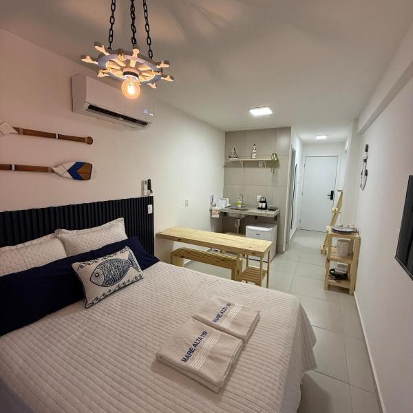 Flat beira mar Tamandaré - MARÉ ALTA