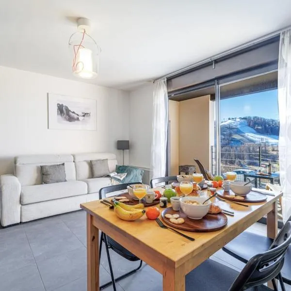 Valberg - Magnificent studio terrace with parking، فندق في Péone