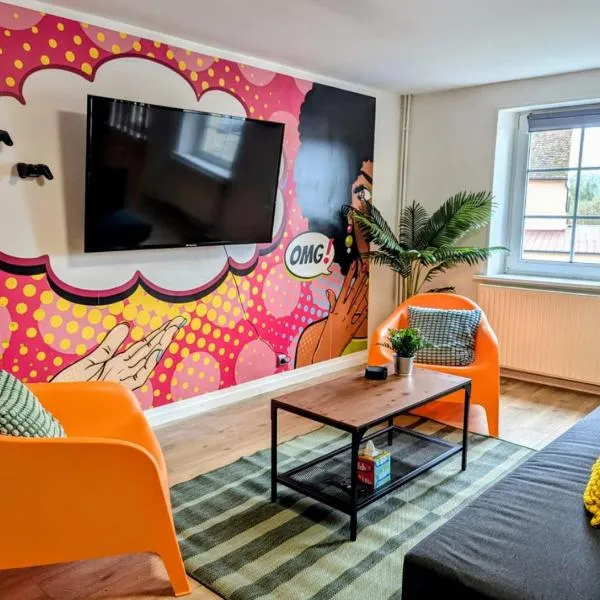 Pop Art, duplex insolite par Appart Expérience, Hotel in Herbitzheim