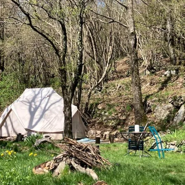 Grande Tente Tipi en pleine forêt – hotel w mieście Burzet