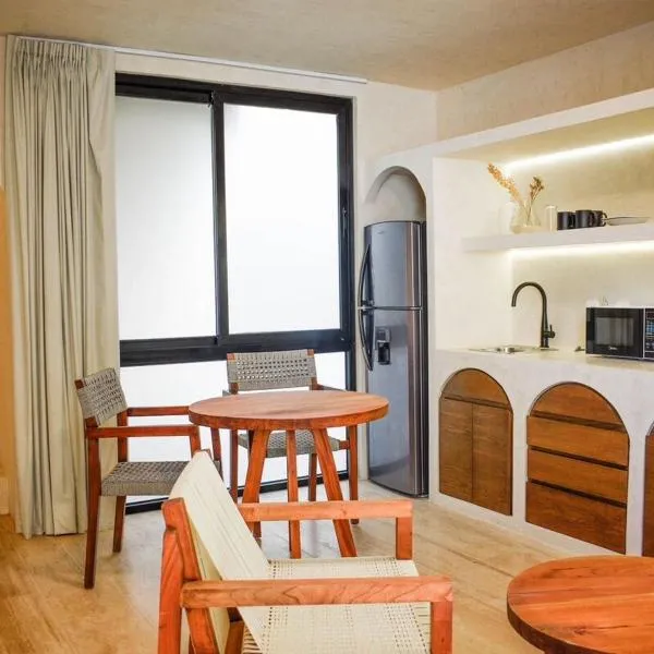 Viesnīca Studio in La Veleta with private rooftop pilsētā Tuluma