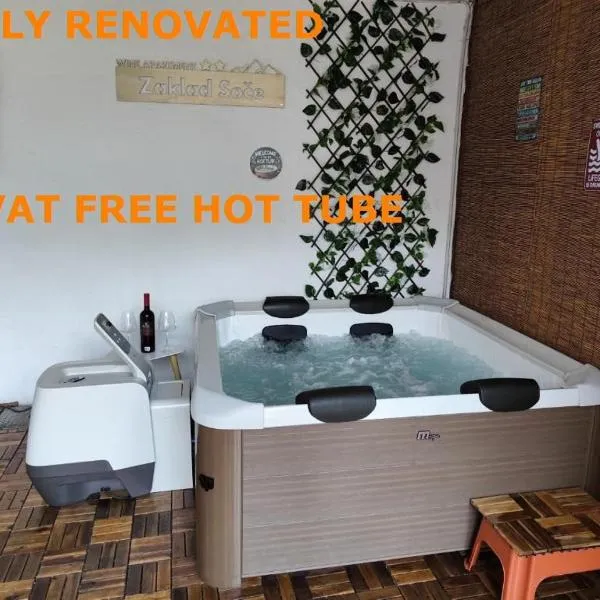 Apartment Zaklad Soče with hot tube and free parking, hôtel à Bovec