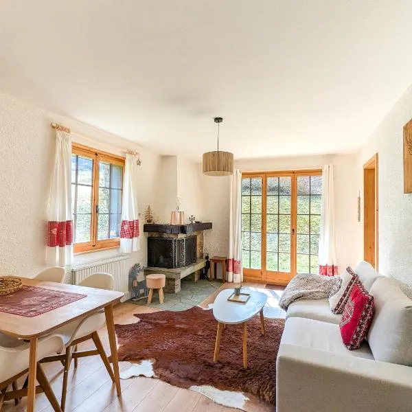 Rare, quite & centered Apartment with Garden & Fireplace、ヴィラール・シュル・オロンのホテル