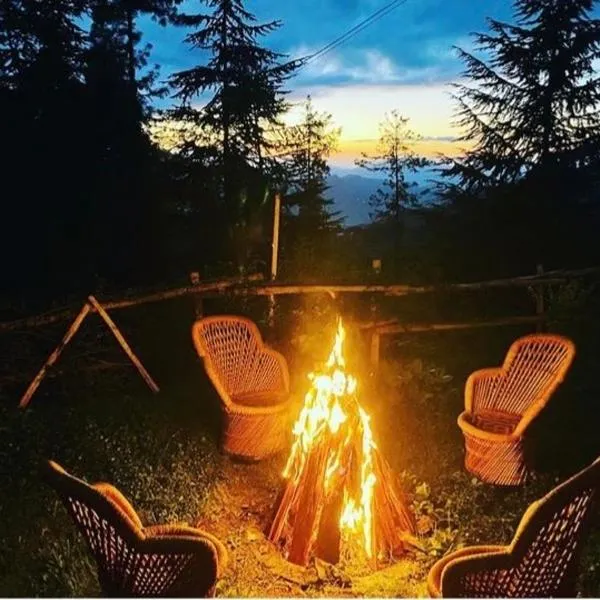 Sneha Cottage, Tirthan Valley - #riverside #premium room #cafe #comfortable stay #garden with fireplace #property of the year, hotel in Jibhi