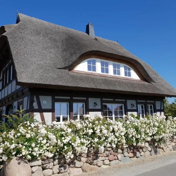 Rügen-Cottage Sauna Kamin 8 Personen、ドランスケのホテル
