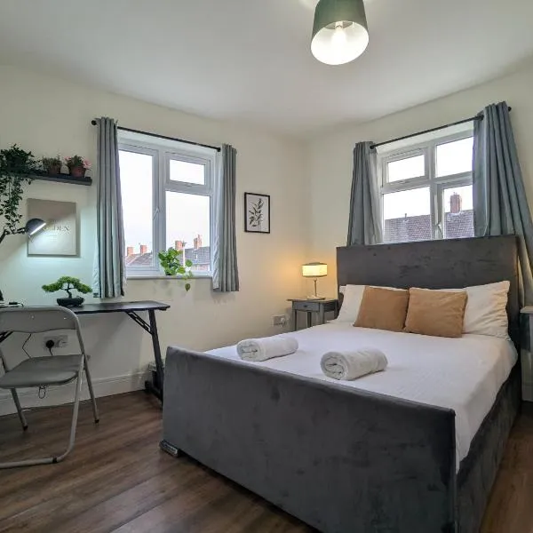 2 Ensuite Bedroom House Near Centre Free Parking, hotel v destinaci York