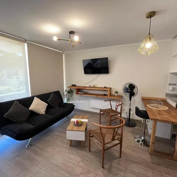 Departamento de un ambiente, hotel v destinaci Curicó