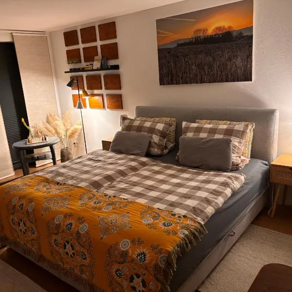 Schönes Zimmer mit Küche und Bad im Taunus, hotel Waldsolmsban