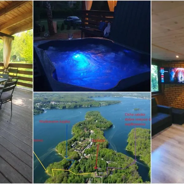 RESET W WERLASIE- Domek - Jacuzzi -kajak - ApartamentyHappy pl, hotel em Werlas