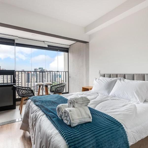 BHaus Vila Mariana Nik - Studio com Vista Incrível 17o andar - Próximo ao Metrô - Academia - Piscina - Coworking - Lavanderia - n7