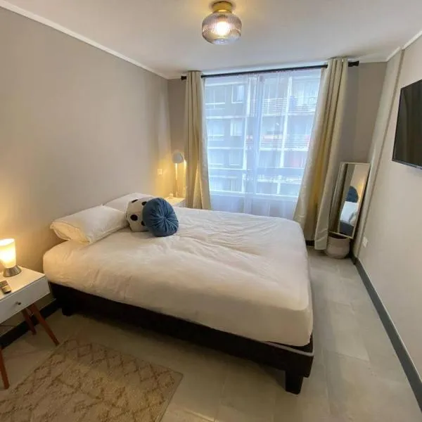 Encanto Departamento en el Corazón de Santiago Centro, hotel en Santiago