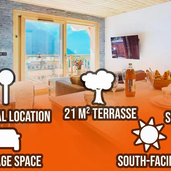 Localisation centrale et vue spectaculaire, hotell i Champagny-en-Vanoise