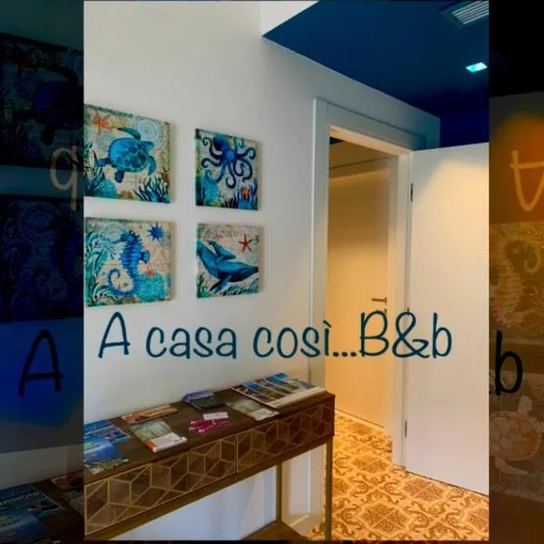 A Casa Così B&b, hotel v destinaci Marzocca di Senigallia
