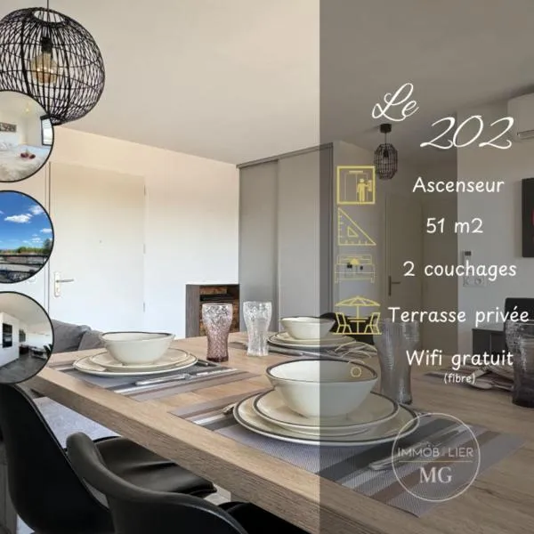 Appartement Le 202 - Tain l'Hermitage, hotel v destinaci Tain-lʼHermitage