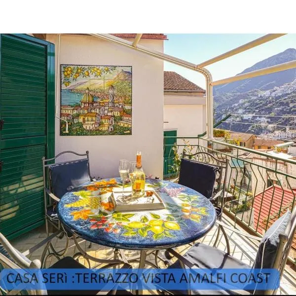 Casa Serì wifi terrace with view, historic center, hotel v destinaci Vietri