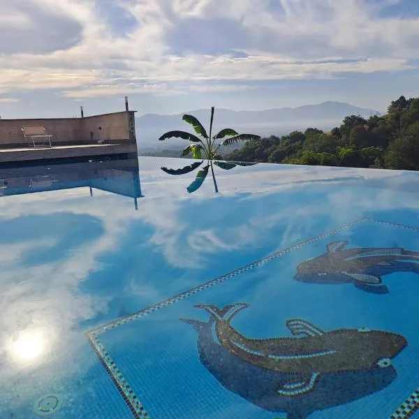 Private Studio in a Villa with Pool & Parking near Rome, hotel v destinaci Fiano Romano