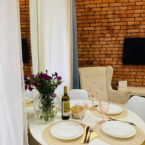 Przytulny apartament z tarasem, hotel v destinácii Olsztynek